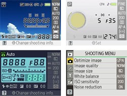 Nikon D40 - menu